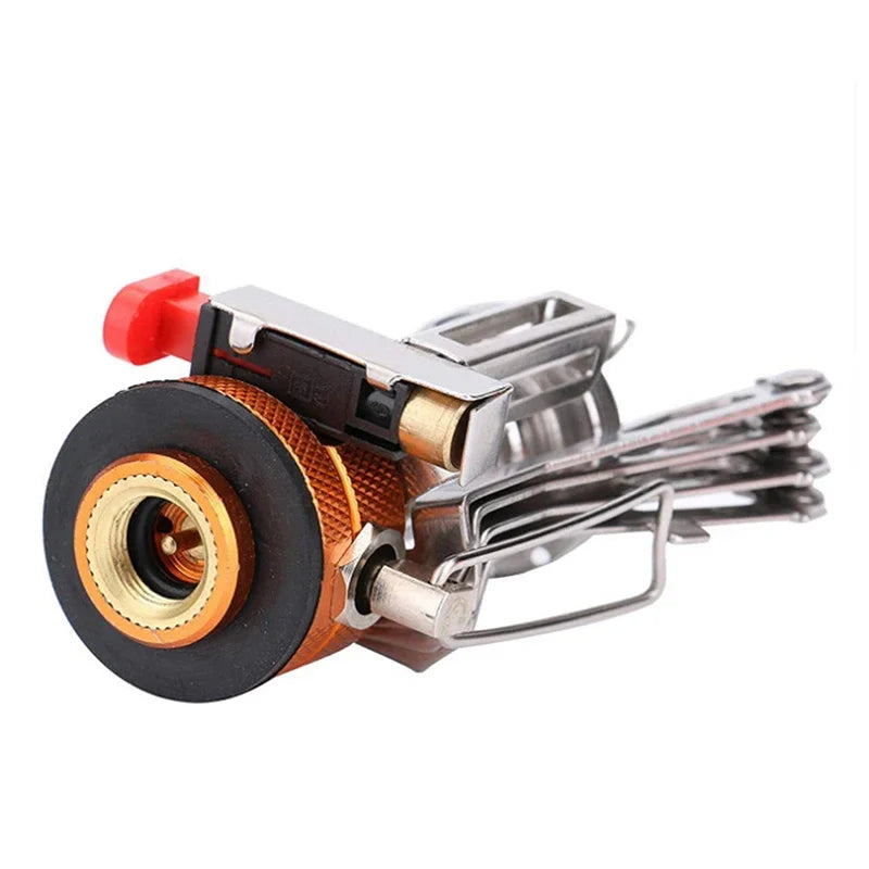 Gas Cooker Camping Accessories  Portable Outdoor Camping Aluminum Alloy Ultra Light Picnic Cooking Camp Stove Survival Furnace