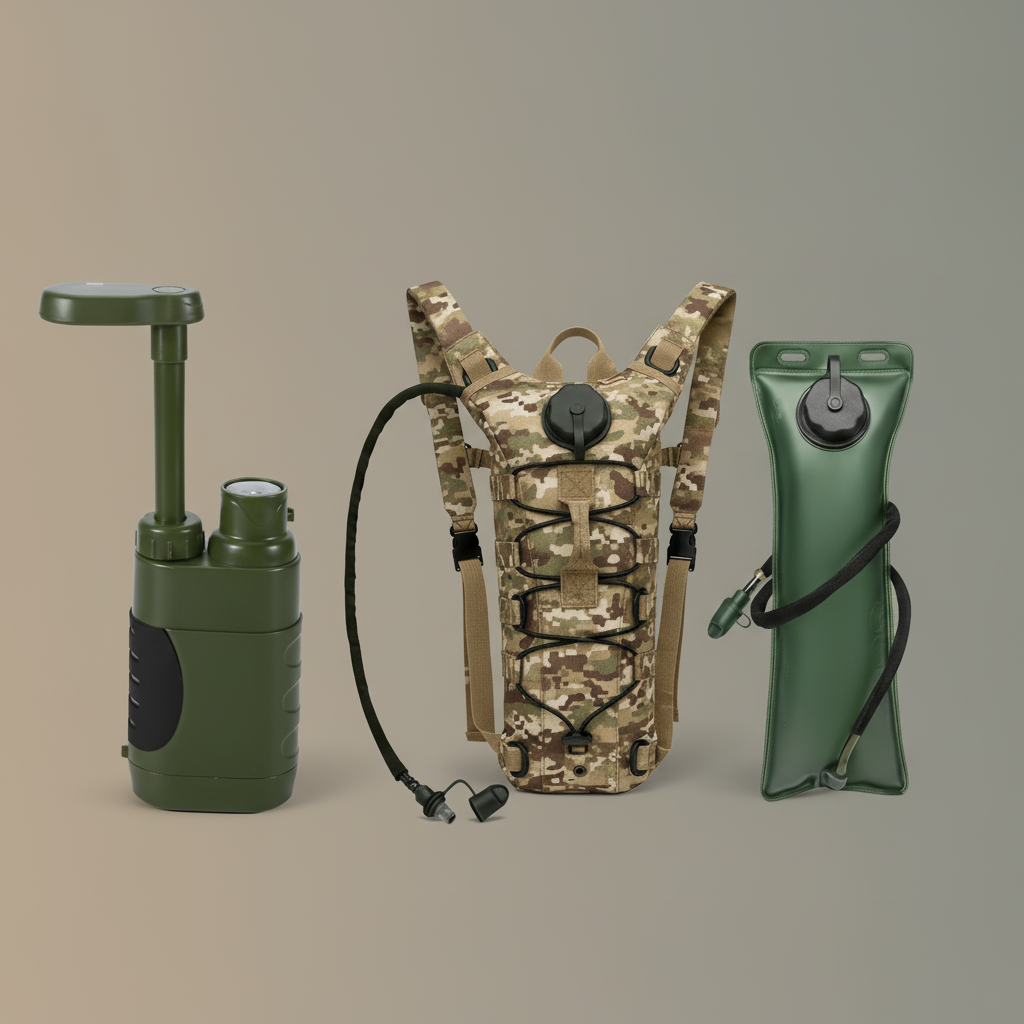 Système complet de survie eau - carré